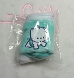 サンリオ ニャニィニュ二ェニョン しっぽ付き おむつ風ポーチ グリーン ニャ