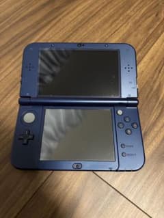 New Nintendo　3DS LL ネイビー　充電器付き　カセット付きのサムネイル