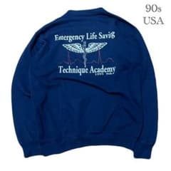 90s EMERGENCY MEDICAL TECHNICIAN スウェット