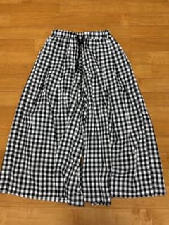 ABITOKYO ロング丈キュロット　ギンガムチェック　Mのサムネイル