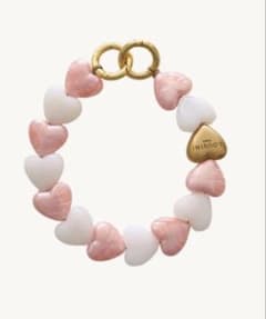 LOUVINIハンドストラップPETIT CUORE PINK-WHITE - メルカリ