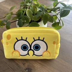 【新品】スポンジ・ボブ ぬいぐるみフェイスペンポーチ