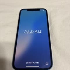 iPhone12 ブルー　128GB 本体　アイフェイス付きのサムネイル