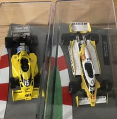 題名:デアゴスティーニ　F1マシンコレクション  ルノー2台セットのサムネイル