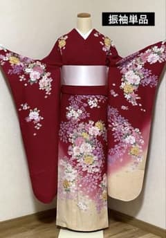 振袖　金駒刺繍　金彩　牡丹　花模様　成人式　晴れの日　着物　064a p 振袖金駒刺繍金彩牡丹花模様成人式晴れの日着物064a p | Buyee日本代購
