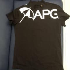 APG ゴルフ レディース シャツ 黒　半袖　Lのサムネイル