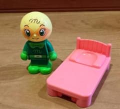 ブロックラボ　すてきなおうちブロックバケツ　ピンクのベッド　メロンパンナちゃんのサムネイル