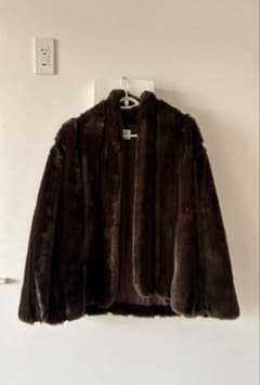 6 ROKU フェイクミンクファーコート - メルカリ