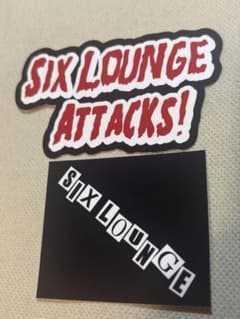 SIX LOUNGE ステッカー 2枚セットのサムネイル