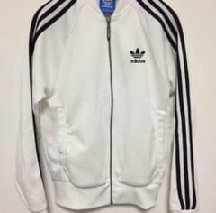adidas トラックジャージ 白のサムネイル