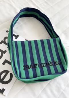 marimekko】ウニッコ ショルダーバッグ ニットバック グリーン - メルカリ