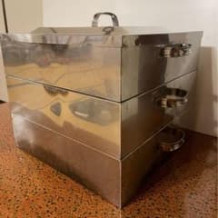 業務用 ステンレス製 角蒸し器 3段 角蒸器　せいろ ステンレス角蒸し器 3段 業務用 せいろ - メルカリ