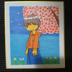 ミニ色紙 オリジナルキャラクター４枚のサムネイル