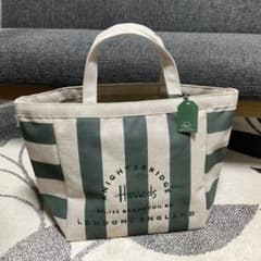 ハロッズ ストライプ ジュート トートバッグ L - メルカリ