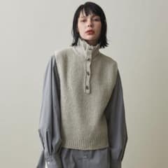 Steven Alan ウール ナイロン アルパカ 2WAY ベストのサムネイル