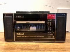 ナショナル RX-F40 旅カセ ラジオカセットレコーダー☆ジャンク 昭和