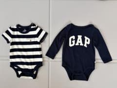 Baby GAPロンパースとストライプロンパースセット