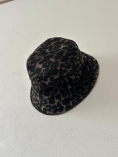 【極美品】Heather レオパード柄 バケットハットのサムネイル