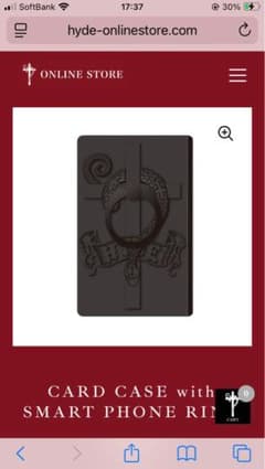 HYDE [INSIDE]スマホリング付きカードケース 新品未使用 - メルカリ