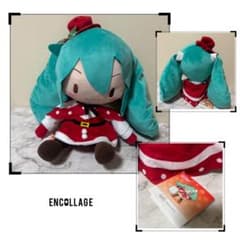 初音ミクシリーズ ふわぷちLLぬいぐるみ 初音ミク-クリスマス