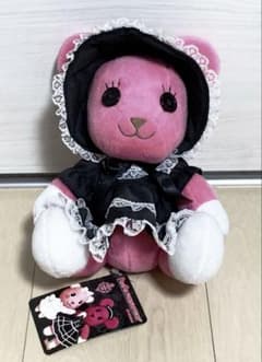 PostPet ポストペットロリータボンネットぬいぐるみ 黒モモ