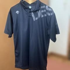 DESCENTE ポロシャツ DX-C0065AP ネイビー　メンズＬサイズのサムネイル