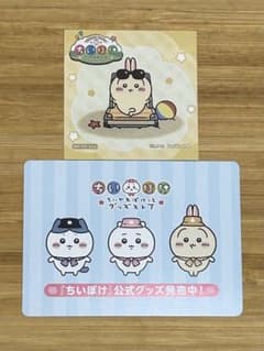 홈 아이템 스티커 여름 침대 치이포케 치이카와 포켓 토끼