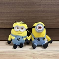 미니언즈 봉제인형 마스코트 2장 세트