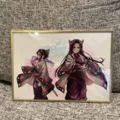 コミケ 鬼滅の刃 しのぶとカナエ リアルWEBSHOPくじ B賞 アクリル色紙