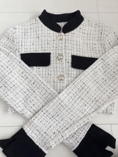 SHEIN シーイン ツイードジャケット
