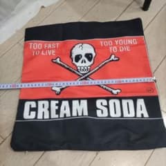 CREAM SODA スカルデザイン クッション 約75cm CREAM SODA クッションカバー スカル柄 - メルカリ