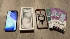 【Apple交換後ほぼ未使用】iPhone 15 Plus 128GB おまけ付のサムネイル