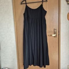 黒 キャミワンピース ロングのサムネイル