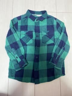 H&M チェックシャツ　104のサムネイル