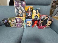 귀멸의 칼날 Qposket 주술회전 NARUTO 히가시리베 피규어 11점 세트