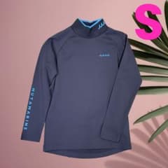 新品】ムータマリン ゴルフ 裏起毛 モックネック グレー Sサイズ