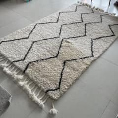 美品　ベニワレン ウールラグ　モロッコ製 Westelm 美品 ベニワレン ウールラグ モロッコ製 Westelm - メルカリ