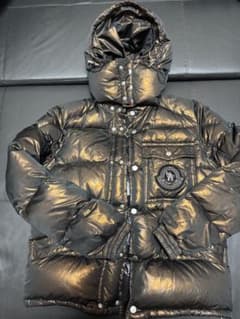 MONCLER フード付きダウンジャケット ブラックのサムネイル