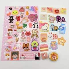 平成レトロ⭐︎敷き詰めシール おすそわけ フレークシール 当時物vol.2