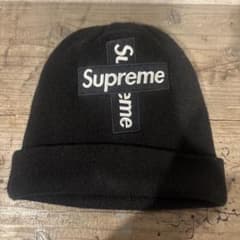 Supreme Cross Box Logo ビーニー ニット帽のサムネイル