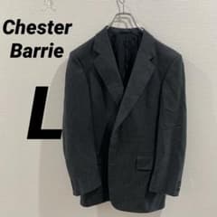 Chester Barrie テーラードジャケット ウール100% グレー - メルカリ