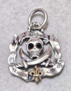 パトリックコックス スカル 骸骨 8K SILVER トップ 42365 - メルカリ