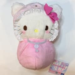 サンリオキャラクターズ ラテクマベビーおくるみBIGぬいぐるみ ハローキティ