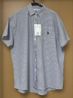 U.S. POLO ASSN. ストライプ 半袖シャツ