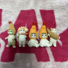 mofusand エビフライにゃん ミニフィギュア 5種セットのサムネイル