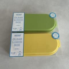 新品未使用⭐︎蓋が保冷剤に！ジェルクールM 弁当箱 2個セットのサムネイル