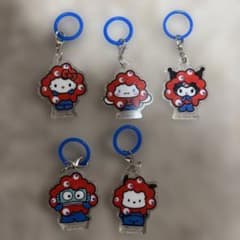 サンリオキャラクターズ アクリルキーホルダー 5種セットのサムネイル