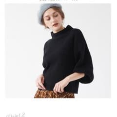 titivate ボトルネックリブニットのサムネイル