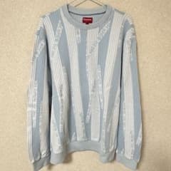 Supreme 20AW Textured Stripe Crewneck - メルカリ