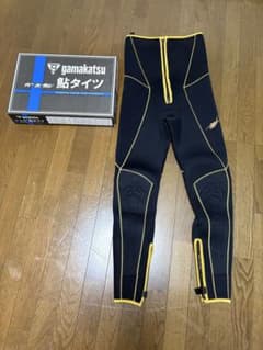 Gamakatsu 鮎タイツ GM-5819 L ブラック/ゴールド - メルカリ